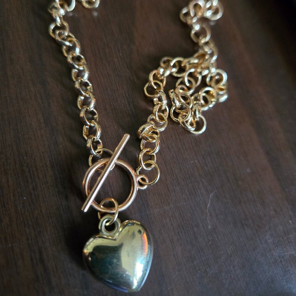 NIB Heart Pendant Choker